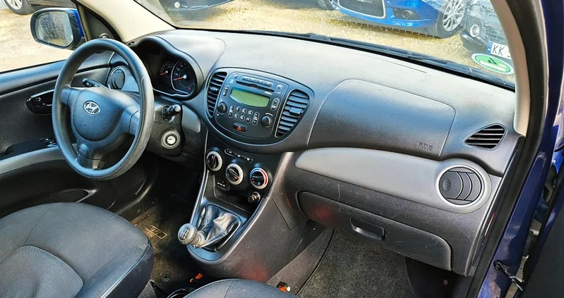 Hyundai i10 cena 14900 przebieg: 160000, rok produkcji 2012 z Głuszyca małe 781